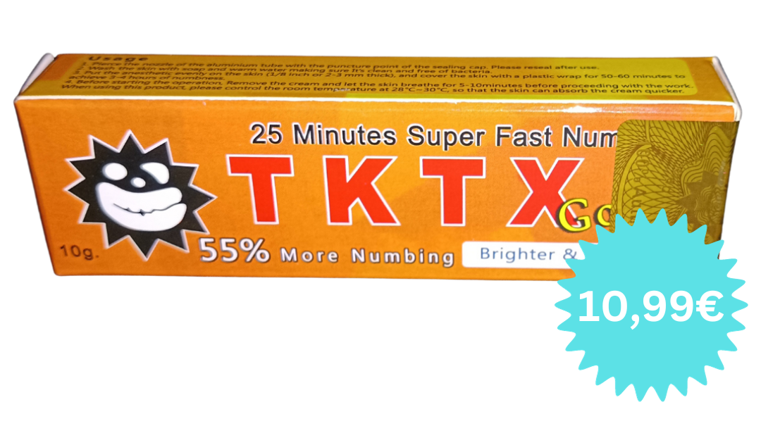 TKTX Gold Betäubende Tattoo-Creme